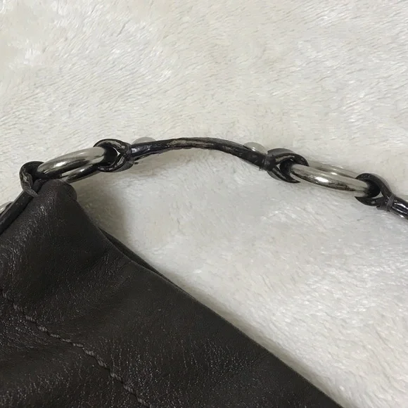 🐙Coach Chocolate Brown Pebble Leather Bag🐙 - Picture 5 of 8